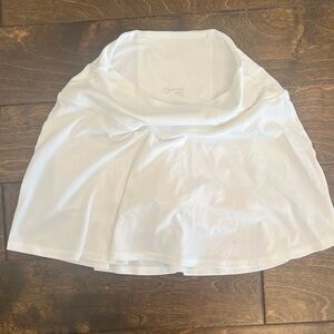 Aerie White Skater Skirt